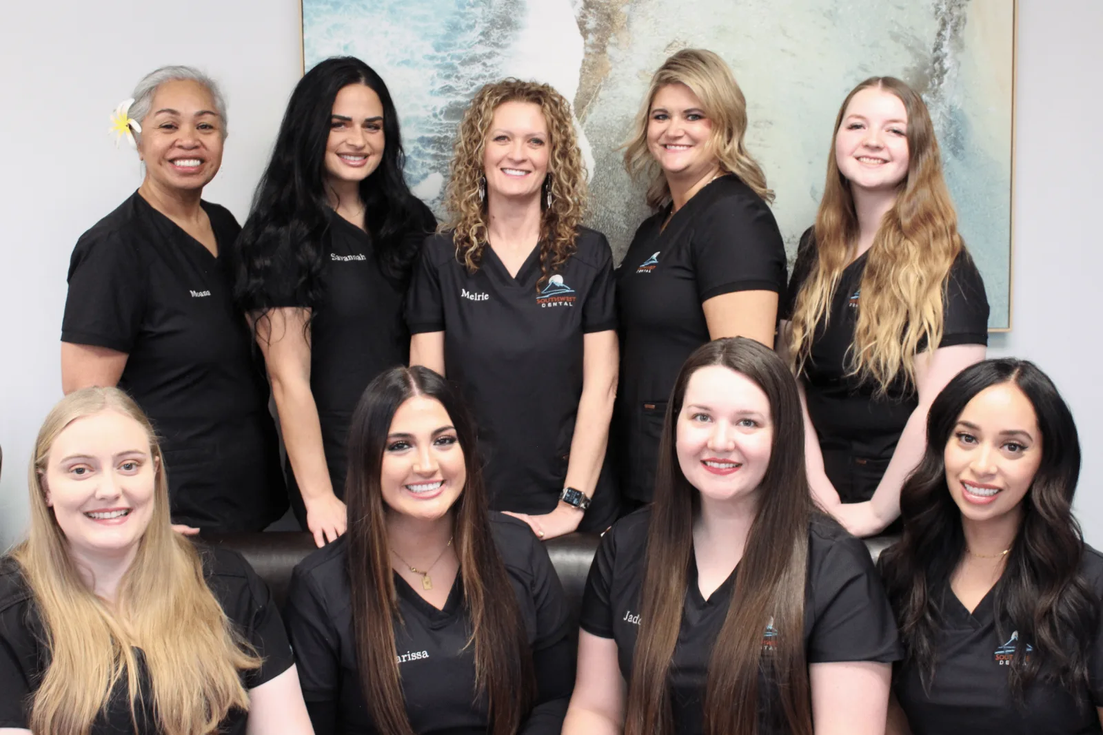 The dental assistants at Southwest Dental in Taylorsville