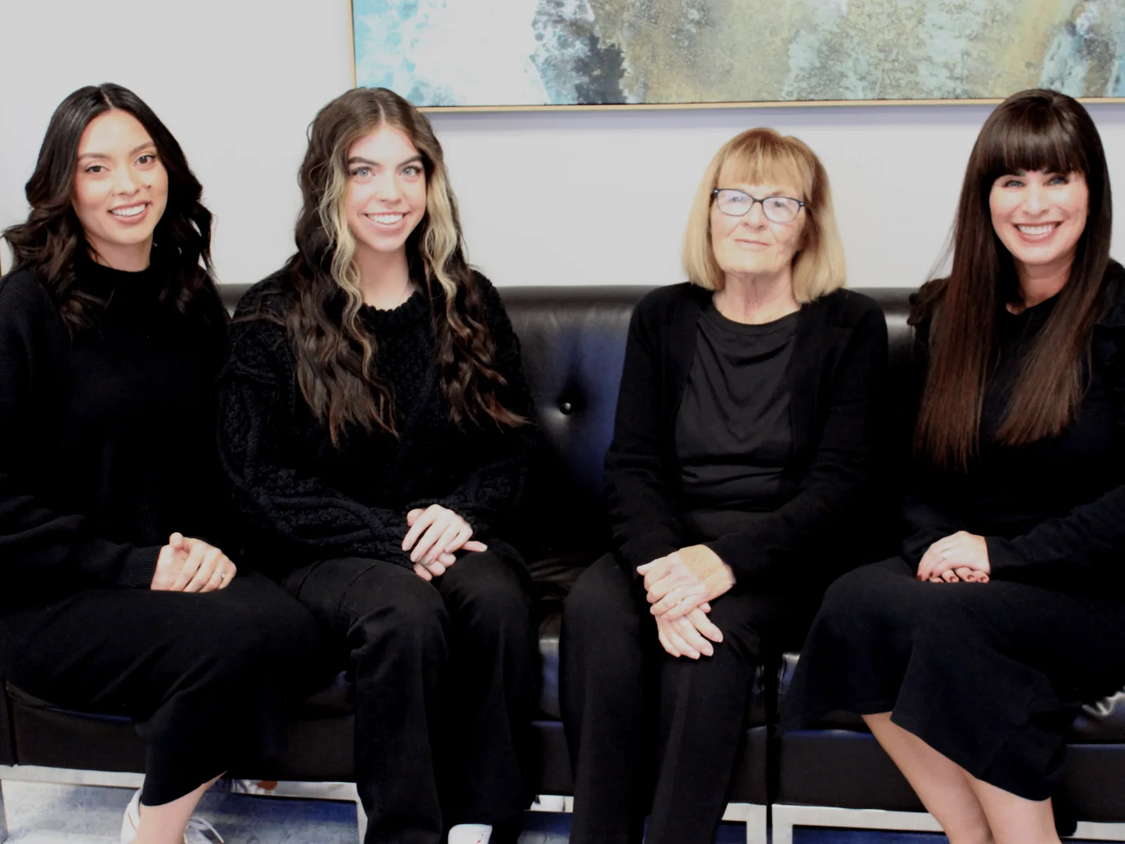 The front desk team at Southwest Dental in Taylorsville: Vickie, Jayme and Nayely